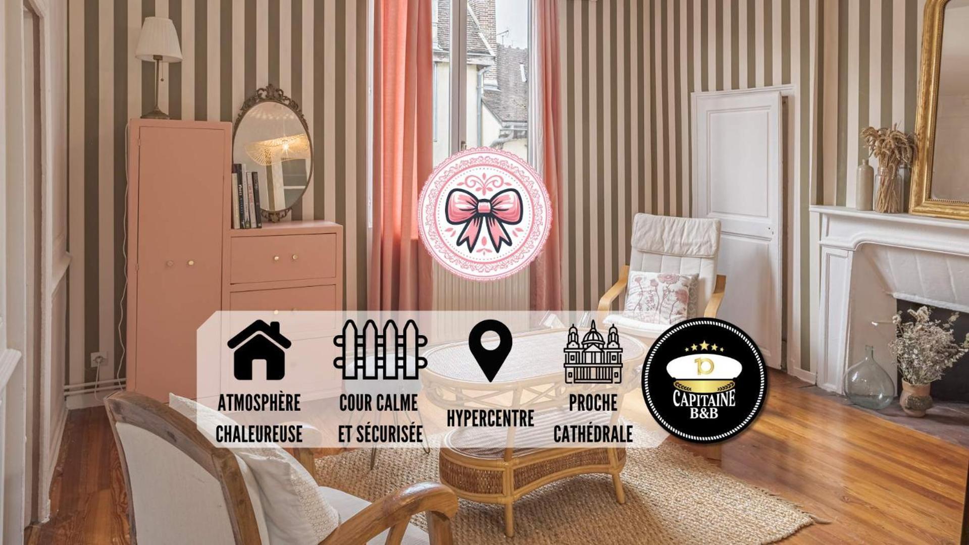 L'Ecrin De Charme Lägenhet Troyes Exteriör bild